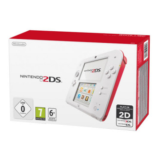Nintendo 2DS (White and Red) 3DS