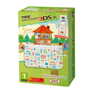 New Nintendo 3DS XL Animal Crossing Happy Home Designer + Pachet card 3DS