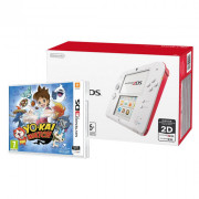 Nintendo 2DS (Alb și roșu)  + Yo-Kai Watch 