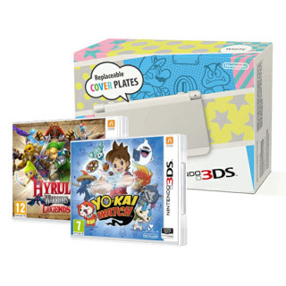 New Nintendo 3DS (Alb) + Yo-Kai Watch + Hyrule Warriors Legends 3DS