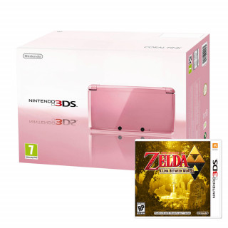 Nintendo 3DS (Pink) + The Legend of Zelda A Link Between Worlds 3DS