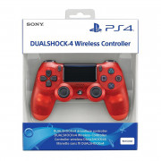 PlayStation 4 (PS4) Dualshock 4 Controller (Red Crystal) 