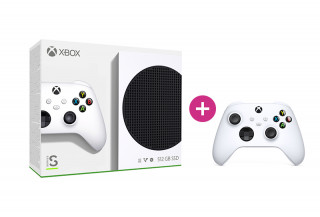 Xbox Series S 512GB + controller adițional (Alb) Xbox Series