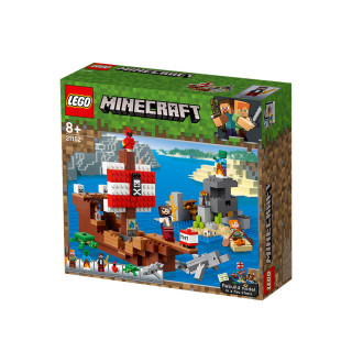 LEGO Minecraft Aventura corabiei de pirați (21152) Jucărie