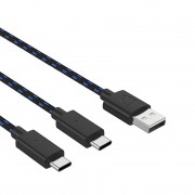 VENOM VS5002 Dual Play & Charge 3 metri Type-C -USB cablu alimentare 