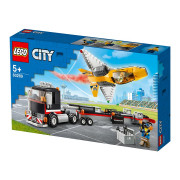 LEGO City Great Vehicles Transportor de avion cu reacție pentru spectacol aviatic (60289) 