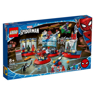 LEGO Marvel Spider-Man Atac la adapostul paianjenului 76175 Jucărie