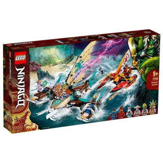 LEGO NINJAGO Lupta pe mare cu catamaranul 71748 Jucărie