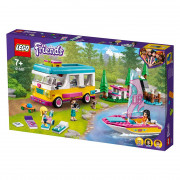 LEGO Friends Furgonetă de camping și barcă cu pânzet (41681) 