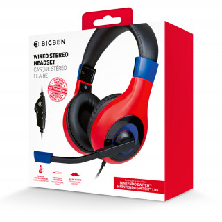 Nacon Stereo Gaming Headset Switch (Red-Blue) Nintendo Switch