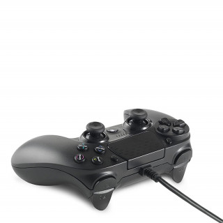 Spartan Gear - Hoplite Wired Controller (compatible with PC and Playstation 4) (Black) PS4