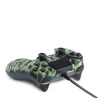 Spartan Gear - Hoplite Wired Controller (compatible with PC and Playstation 4) (Green Camo) PS4