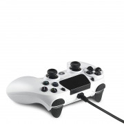 Spartan Gear - Hoplite Wired Controller (compatible with PC and Playstation 4) (White) 