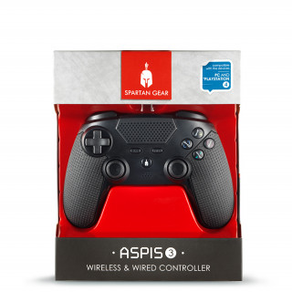 Spartan Gear Aspis 3 wired & wireless controller (Black) PC