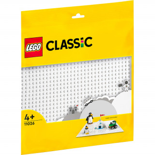 LEGO Classic White Baseplate (11026) Jucărie