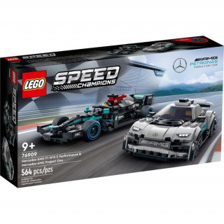 LEGO Speed Champions Mercedes-AMG F1 W12 E Performance & Mercedes-AMG Project One (76909) Cadouri