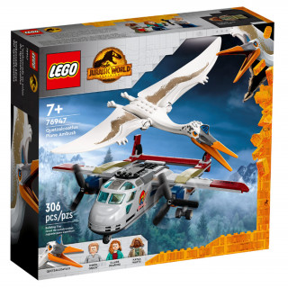 LEGO Jurassic World QAmbuscada avionului de către Quetzalcoatlus (76947) Jucărie