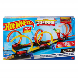 Mattel Hot Wheels: Action - Multi-Loop Raceoff Track Set (HDR83) Jucărie