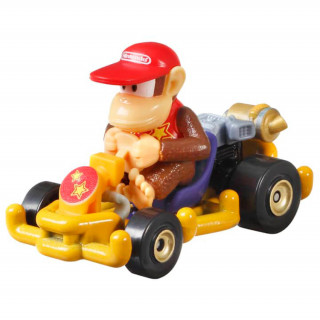 Mattel Hot Wheels: Mario Kart - Diddy Kong Pipe Frame Die-Cast (GRN15) Jucărie