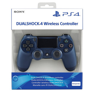 PlayStation 4 (PS4) Dualshock 4 Controller (Midnight Blue) PS4