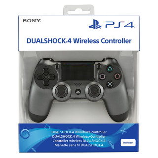 PlayStation 4 (PS4) Dualshock 4 Controller (Steel Black) PS4