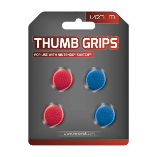 Venom VS4918 Roșu és Albastru Thumb Grips (4x)  pentru Controller Nintendo Switch Nintendo Switch