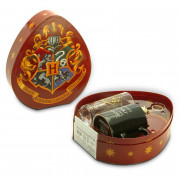 HARRY POTTER - Pck Glass + Keychain 3D + Mug HC "Hogwarts" EXCLUSIVE 