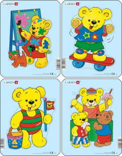 Larsen mini puzzle 5 pieces Teddy Bears Y1 Cadouri