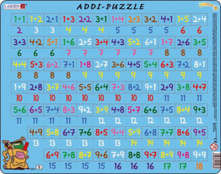 Larsen maxi puzzle 81 pieces Addition from 1 to 18 AR8 Cadouri