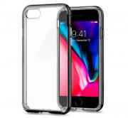 Spigen SGP Neo Hybrid Crystal Apple iPhone SE(2020)/8/7 Jet Black back cover case 