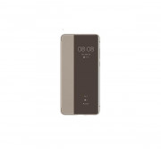 Huawei P40 S-View Cover, original flip case, Brown 