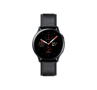 Samsung R830 Galaxy Watch Active smart watch, 40mm, Stainless steel, Black Mobile