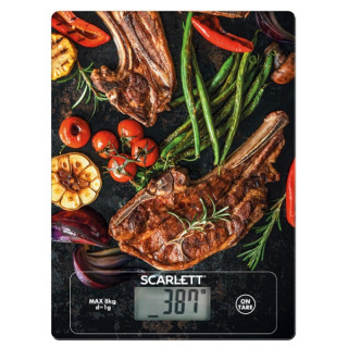 Scarlett SCKS57P39 steak pattern digital kitchen scale Acasă