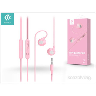 Devia ST987022 RIPPLE D2 pink microphone earphone Mobile