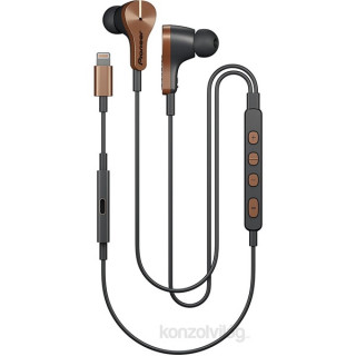 Pioneer SE-LTC5R-T Rayz Plus Bronze Lightning noise canceling microphone earphone Mobile