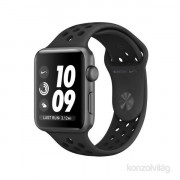 Apple Watch Nike+ Series 38mm Gray aluminum case, antracitGray/Black Nike sportstrap smart watch 
