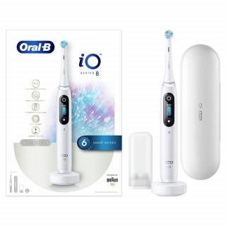 Oral-B iO8 electric toothbrush White Alabaster Acasă