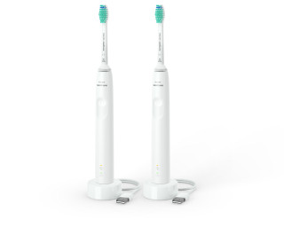 Philips Sonicare S3100 HX3675/13 electric toothbrush, double pack , white + white Acasă