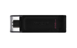 Kingston Technology DataTraveler 70 memorii flash USB 256 Giga Bites USB tip-C 3.2 Gen 1 (3.1 Gen 1) Negru PC