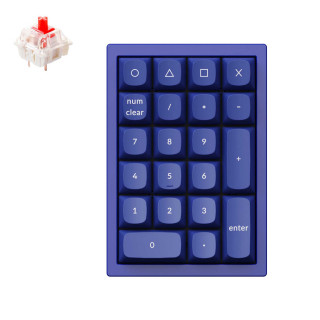Keychron Q0 tastă numerică Universală USB Albastru PC