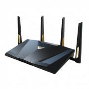 ASUS RT-BE88U router wireless 10 Gigabit Ethernet Bandă dublă (2.4 GHz/ 5 GHz) Negru, Gri 
