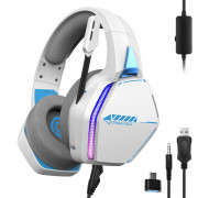 Oniverse Nebula Căști Prin cablu Bandă de fixare pe cap Gaming USB Tip-A Alb 