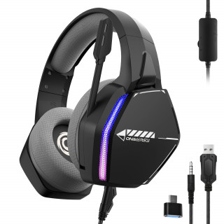 Oniverse Nebula Căști Prin cablu Bandă de fixare pe cap Gaming USB Tip-A Negru PC