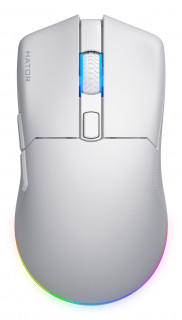 HATOR Pulsar 3 Wireless mouse-uri Gaming Ambidextru RF Wireless + Bluetooth + USB Type-C Optice 12000 DPI PC