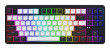 HATOR Rockfall 3 TKL Wireless tastaturi Gaming USB + RF Wireless + Bluetooth QWERTY Ucraineană Negru thumbnail