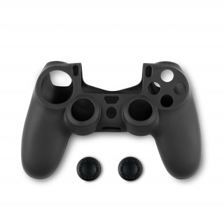 Spartan Gear - Husă din silicon pentru controler și mânere Thump Negru PS4