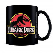 Jurassic Park (Logo) Cană Neagră (325ml) 