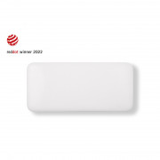 MilI Invisible WIFI panou de incalzire inteligent, 1500W cu fata din otel alb 