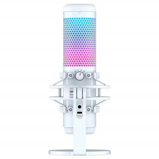 HYPERX QuadCast S - USB Gaming Microfon (white silver) (519P0AA) - RGB Lighting PC