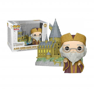 Funko Pop! Town: Harry Potter - Albus Dumbledore with Hogwarts #27 Vinyl Figura Cadouri